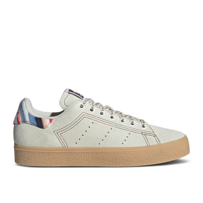 アディダス Adidas 【 Kseniaschnaider X Wmns Stan Smith \u0027Ivory Gum\u0027 Women Ivory/Bliss Pink/Gum 】 レディース 象牙色 pink サクラ色