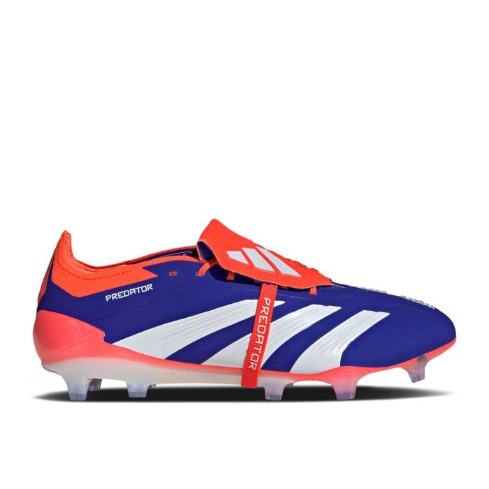 アディダス Adidas 【 Predator Elite Foldover Tongue Fg \u0027Advancement Pack\u0027 Men Lucid Blue/Cloud White/Solar Red 】 プレデター エリート メンズ 青碧 青碧 白いこと 白いこと Red 赤・赤いこと