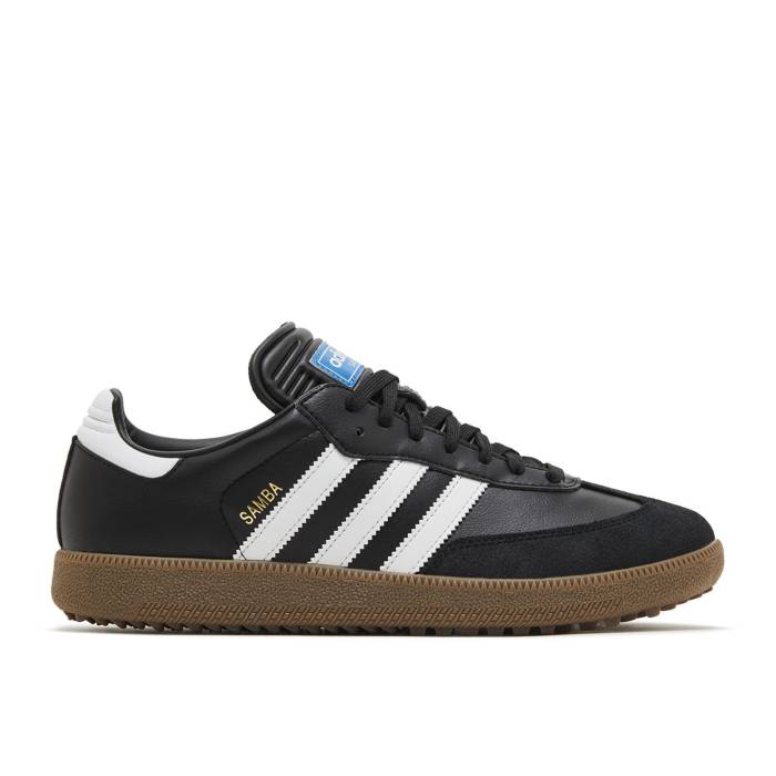 アディダス Adidas 【 Samba Spikeless Golf \u0027Black White Gum\u0027 Men Core Black/Cloud White/Gum 】 サンバ golf ゴルフ 白いこと 白いこと メンズ 中核グループ 黒いこと 黒いこと 白いこと 白いこと