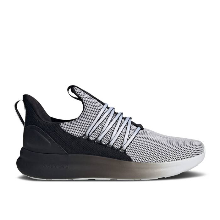 アディダス Adidas 【 Lite Racer Adapt 7.0 Wide \u0027White Black\u0027 Men Cloud White/Core Black/Cloud White 】 ともし火 アダプト メンズ 白いこと 白いこと 中核グループ 黒いこと 黒いこと