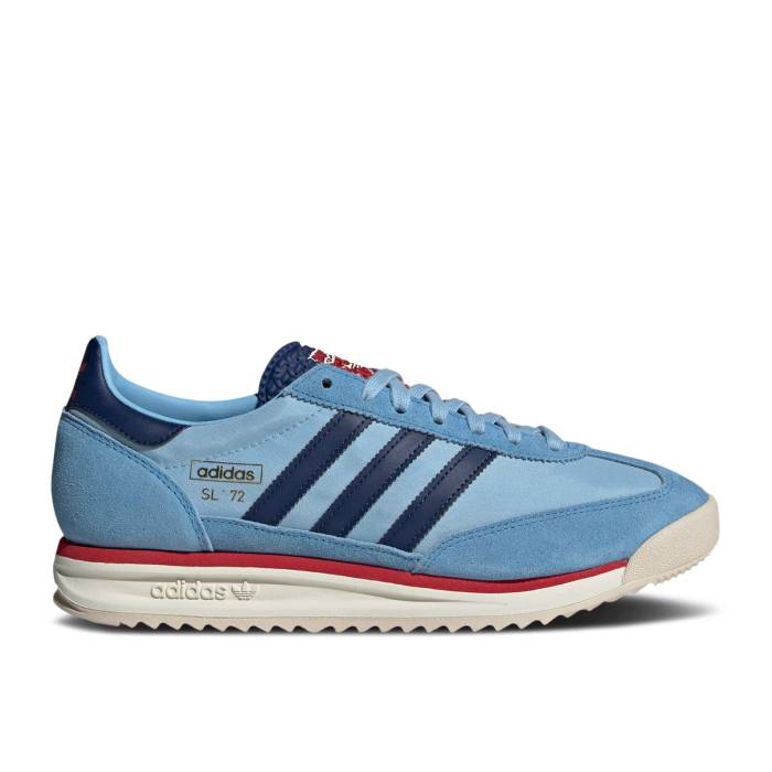 アディダス Adidas 【 Sl72 Rs \u0027Light Blue Scarlet\u0027 Men Light Blue/Dark Blue/Better Scarlet 】 青み 青色 メンズ 青み 青色