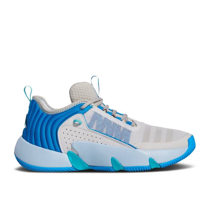 アディダス Adidas 【 Trae Unlimited \u0027Dash Grey Bright Blue\u0027 Men Dash Grey/Metal Grey/Bright Blue 】 薄墨色 薄墨色 メンズ 薄墨色 薄墨色 金属元素 青味 青み