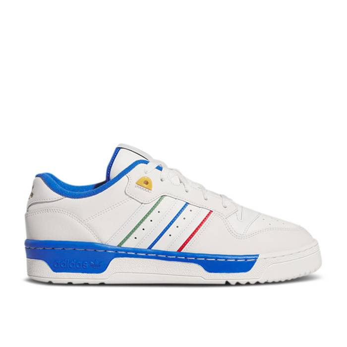 アディダス Adidas 【 Rivalry Low 'Paris Olympics' Men Cloud White/Better Scarlet/Blue 】 メンズ 白色 ホワイト 青色 ブルー