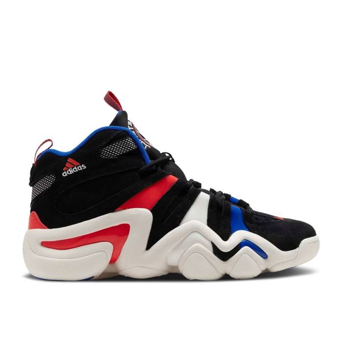 アディダス Adidas 【 Crazy 8 French Basketball Men Core Black/Cloud White/Bright Red 】 クレイジー メンズ コア 黒色 ブラック 白色 ホワイト Red 赤・レッド