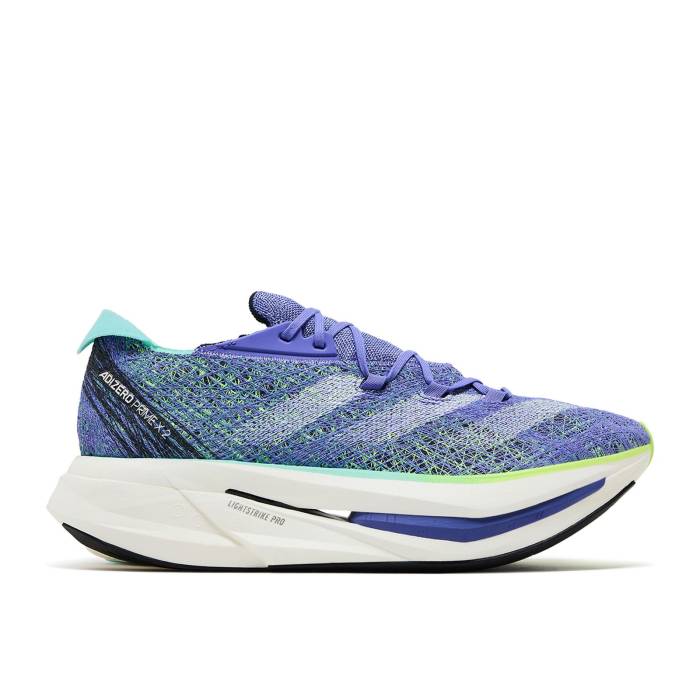 アディダス Adidas 【 Adizero Prime X 2.0 Strung \u0027Cobalt Blue Lucid Lemon\u0027 Men Cobalt Blue/Zero Metallic/Lucid Lemon 】 アディゼロ 青碧 青碧 メンズ 青碧 青碧 無し