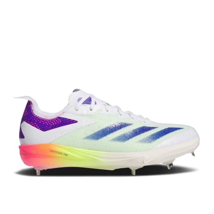 アディダス Adidas 【 Adizero Electric+ 'Warp Speed' Men Cloud White/Lucid Blue/Lucid Pink 】 アディゼロ メンズ 白色 ホワイト 青色 ブルー pink ピンク
