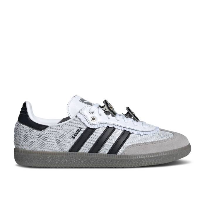 アディダス Adidas 【 Wmns Samba Og \u0027Lace Flower\u0027 Women Footwear White/Core Black/Footwear White 】 サンバ レディース 白いこと 白いこと 中核グループ 黒いこと 黒いこと