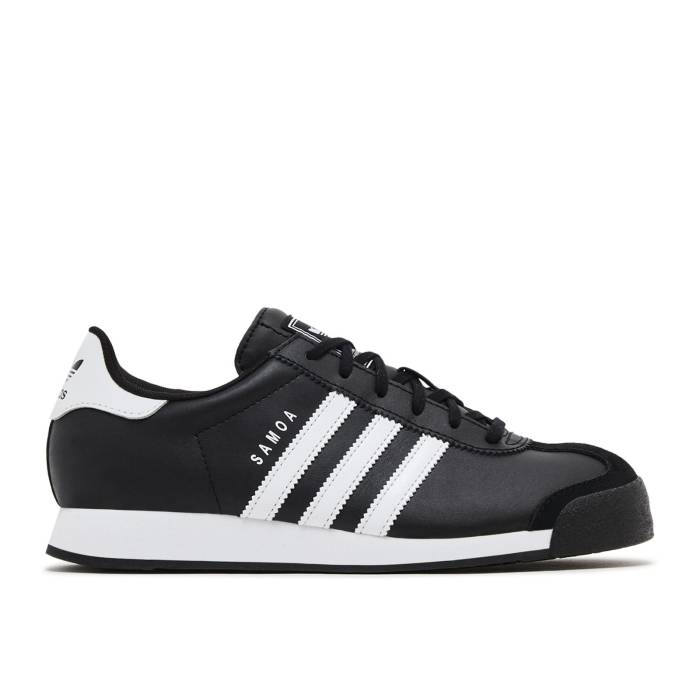 アディダス Adidas 【 Samoa K \u0027Black White\u0027 Youth Core Black/Cloud White/Core Black 】 Samoa サモア 御坊っちゃん キッズ 中核グループ 黒いこと 黒いこと 白いこと 白いこと