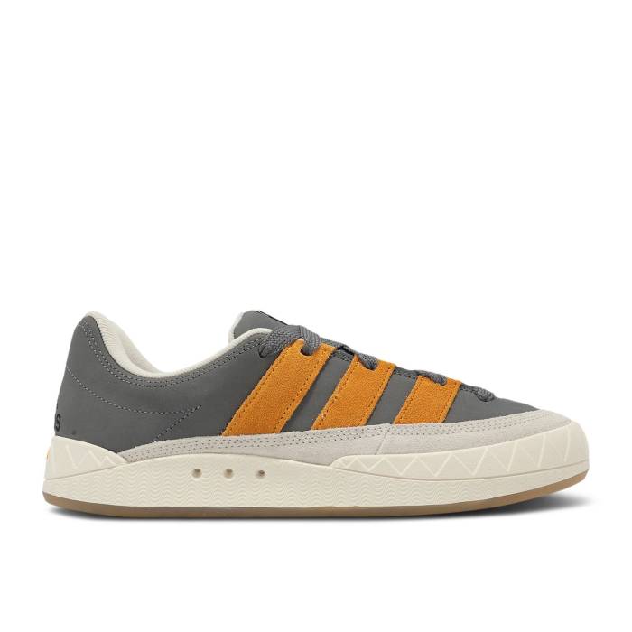 アディダス Adidas 【 Adimatic \u0027Grey Crew Orange\u0027 Men Grey Four/Crew Orange/Alumina 】 労働者の一団 メンズ 薄墨色 薄墨色 労働者の一団 orange 橙・オレンジ色