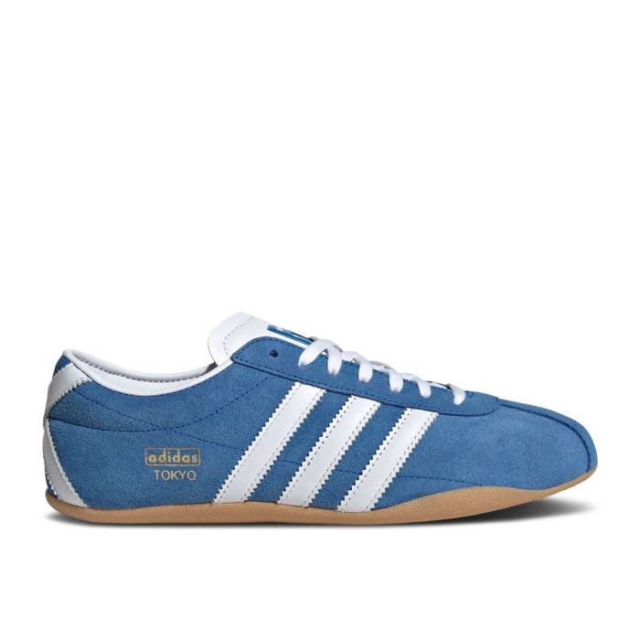 アディダス Adidas 【 Wmns Tokyo \u0027Blue Bird\u0027 Women Blue Bird/Cloud White/Gum 】 レディース 青味 青み 白いこと 白いこと