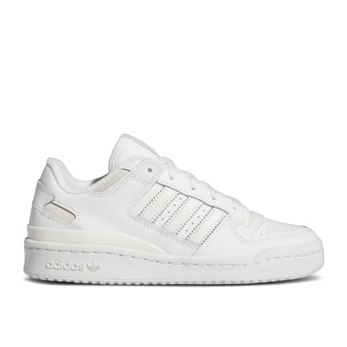 アディダス Adidas 【 Forum Low 塩素 J \u0027White Grey\u0027 Youth Core White/Cloud White/Grey One 】 討論会 御坊っちゃん キッズ 中核グループ 白いこと 白いこと 薄墨色 薄墨色