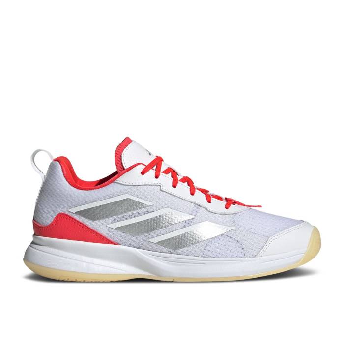 アディダス Adidas 【 Wmns Avaflash Low \u0027White Silver Metallic Red\u0027 Women Cloud White/Silver Metallic/Lucid Red 】 Silver しろがね色・しろがね色 レディース 白いこと 白いこと Silver しろがね色・しろがね色 Red 赤・赤いこと
