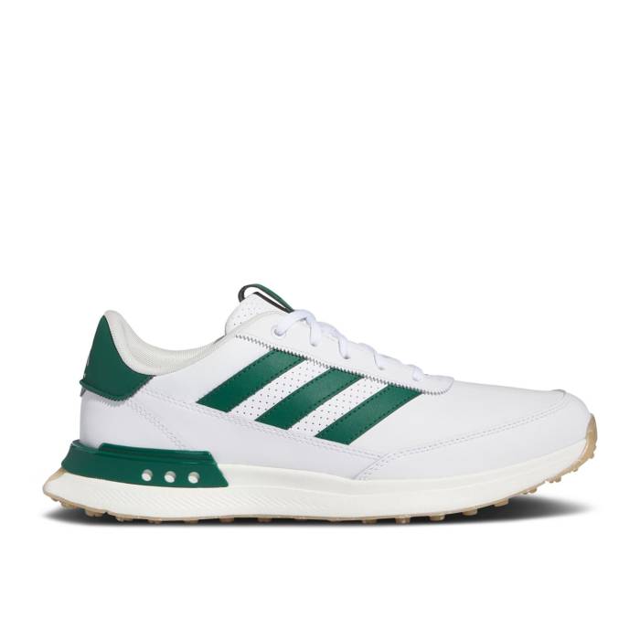 アディダス Adidas 【 S2G Spikeless 24 Golf 'White Collegiate Green Gum' Men Cloud White/Collegiate Green/Gum 】 golf ゴルフ green 緑・グリーン メンズ 白色 ホワイト green 緑・グリーン｜スニケス