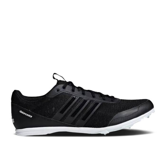 アディダス Adidas 【 Distancestar \u0027Black White\u0027 Men Core Black/Core Black/Cloud White 】 メンズ 中核グループ 黒いこと 黒いこと 白いこと 白いこと