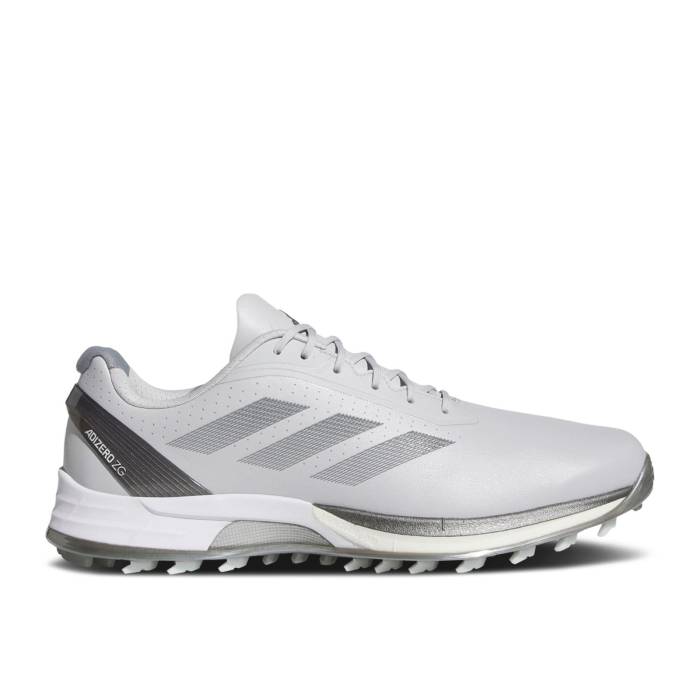 アディダス Adidas 【 Adizero Zg Spikeless Golf \u0027Light Solid Grey\u0027 Men Light Solid Grey/Iron Metallic/Silver Metallic 】 アディゼロ golf ゴルフ 益荒男 メンズ 益荒男 薄墨色 薄墨色 Silver しろがね色・しろがね色