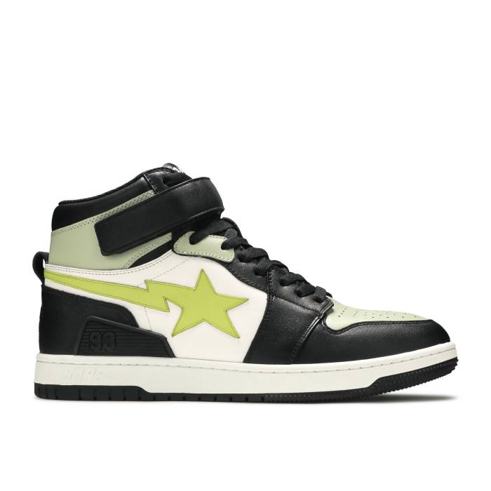 ベイプ Bape 【 Block Sta High 'Black Lime' Men Black/Lime 】 ハイ メンズ 黒色 ブラック ライム｜スニケス 81,895円