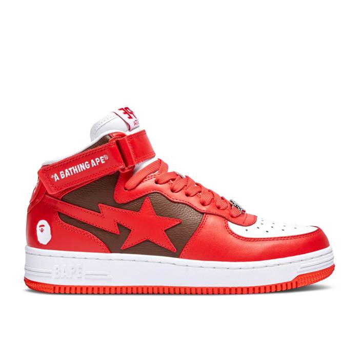 ベイプ Bape 【 Sta Mid #2 \u0027Red\u0027 Men Red 】 ミッド メンズ Red 赤・赤いこと