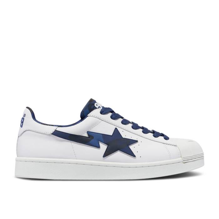 ベイプ Bape 【 Skullsta M1 \u0027White Navy\u0027 Men Navy 】 メンズ 紺色 米国海軍