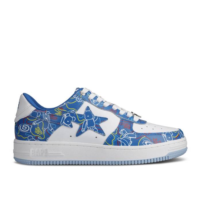 ベイプ Bape 【 Medicom Toy X Sta Low M2 \u0027Be@R Camo - Blue\u0027 Men Blue 】 家鴨柄 メンズ 青碧 青碧