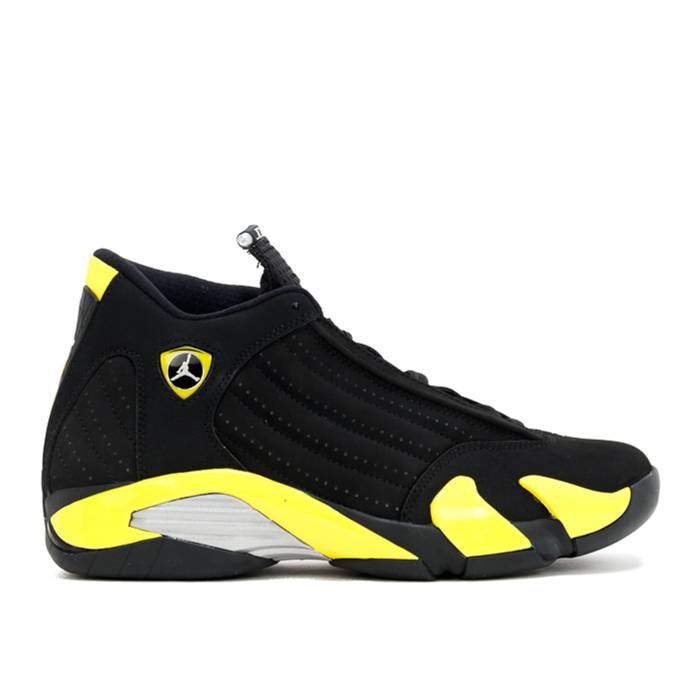 ナイキ エアジョーダン Air Jordan 【 Jordan 14 Retro \u0027Thunder\u0027 Men Black/Vibrant Yellow/White 】 レトロ メンズ 黒いこと 黒いこと yellow 黄味がかった・黄色 白いこと 白いこと