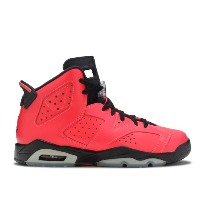 ナイキ エアジョーダン Air Jordan 【 Jordan 6 Retro Bg \u0027Infrared 23\u0027 Youth Infrared 23/Infrared 23-Black 】 レトロ 御坊っちゃん キッズ