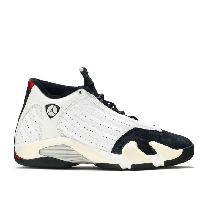 ナイキ エアジョーダン Air Jordan 【 Jordan 14 Retro 'Black Toe' 2006 Men White/Black/Varsity Red/Metallic Silver 】 レトロ メンズ 白色 ホワイト 黒色 ブラック Red 赤・レッド Silver 銀色・シルバー|スニケス