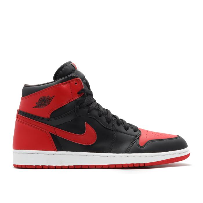 ナイキ エアジョーダン Air Jordan 【 Jordan 1 Retro Bred 2001 Men Black/Varsity Red 】 レトロ メンズ 黒色 ブラック Red 赤・レッド