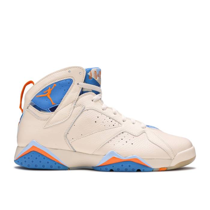 ナイキ エアジョーダン Air Jordan 【 Jordan 7 Retro \u0027Pacific Blue\u0027 Men Pearl White/Bright Ceramic-Pacific Blue 】 レトロ メンズ パール 白いこと 白いこと 青碧 青色 靴-メンズ靴-スニーカー