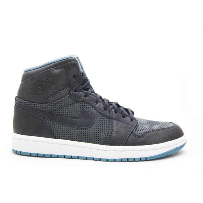 ナイキ エアジョーダン Air Jordan 【 Jordan 1 Retro Hi Premier \u0027Cerulean\u0027 Men Dark Obsidian/Cerulean-White 】 レトロ 割り増し金 メンズ