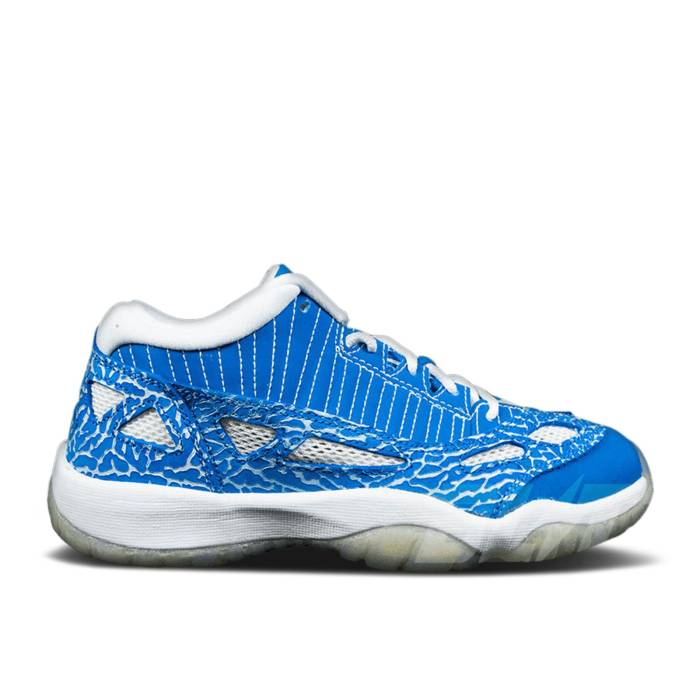 ナイキ エアジョーダン Air Jordan 【 Jordan 11 Low ガウス Youth Argon Blue/Zest-Whtie 】 御坊っちゃん キッズ 青碧 青色 靴-スニーカー-キッズ・ベビー・マタニティ