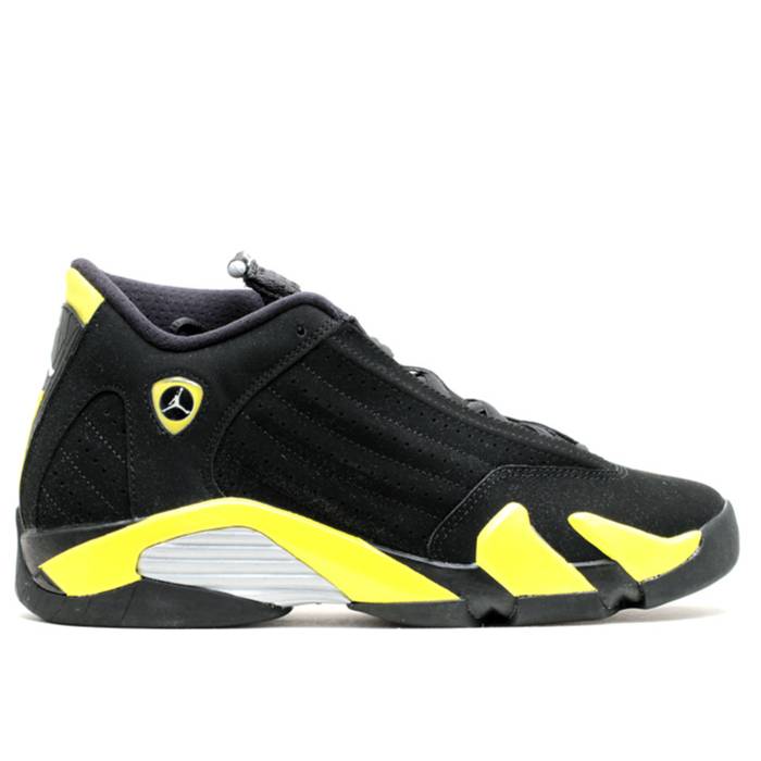 ナイキ　エアジョーダン Air Jordan 【 Jordan 14 Retro Bg 'Thunder' Youth Black/Vibrant Yellow/White 】 レトロ ジュニア キッズ 黒色 ブラック yellow 黄色・イエロー 白色 ホワイト