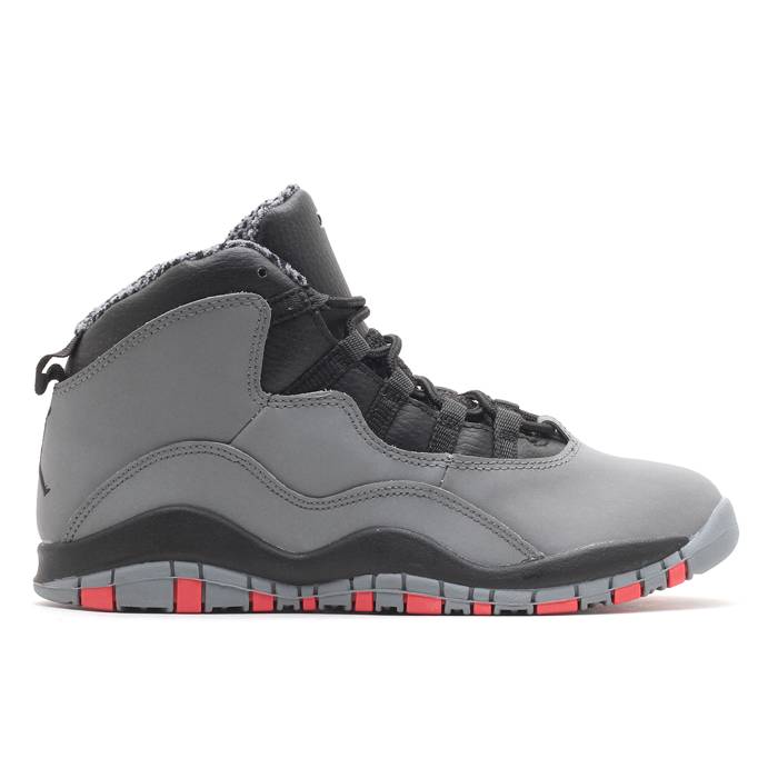 ナイキ　エアジョーダン Air Jordan 【 Jordan 10 Retro Ps 'Cool Grey' Youth Cool Grey/Infrared-Black 】 レトロ ジュニア キッズ クール 灰色 グレー｜スニケス