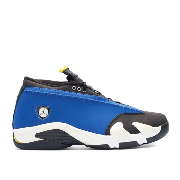 ナイキ エアジョーダン Air Jordan 【 Jordan 14 Retro Low \u0027Laney\u0027 2015 Men Varsity Royal/Black/Varsity Maize/White 】 レトロ メンズ 黒いこと 黒いこと 白いこと 白いこと