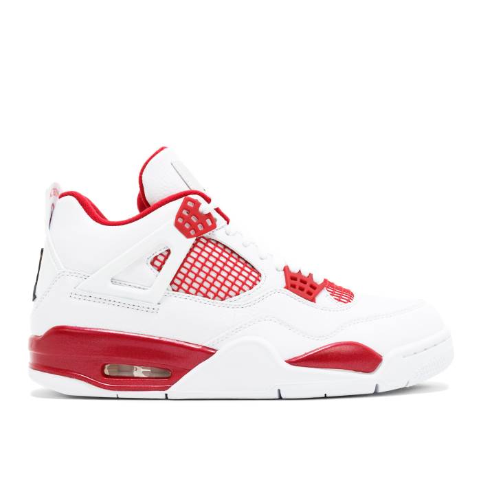 ナイキ エアジョーダン Air Jordan 【 Jordan 4 Retro 'Alternate 89' Men White/Black/Gym Red 】 レトロ メンズ 白色 ホワイト 黒色 ブラック Red 赤・レッド|スニケス