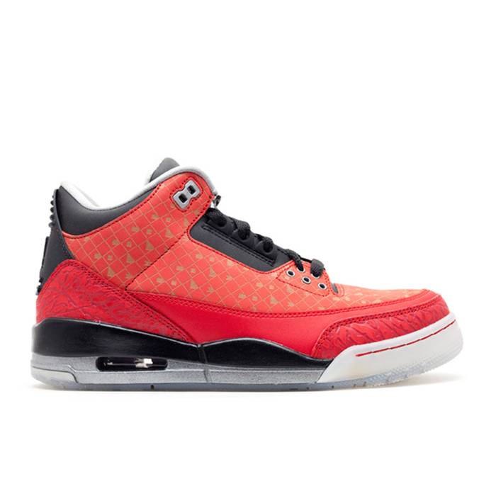 ナイキ エアジョーダン Air Jordan 【 Jordan 3 Retro \u0027Doernbecher\u0027 2013 Men Varsity Red/Metallic Silver-Black 】 レトロ メンズ Red 赤・赤いこと
