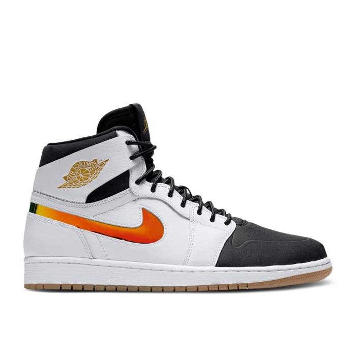 ナイキ エアジョーダン Air Jordan 【 Jordan 1 High Nouveau \u0027Dunk From Above\u0027 Men White/Blue-Yellow-Gum 】 御機嫌 メンズ 白いこと 白いこと