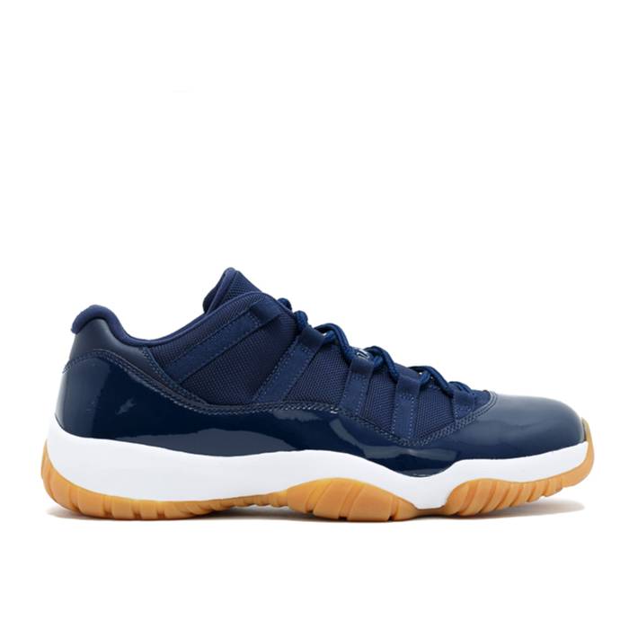 ナイキ　エアジョーダン Air Jordan 【 Jordan 11 Retro Low 'Navy Gum' Men Midnight Navy/White-Gum Light Brown 】 レトロ メンズ 紺色 ネイビー 茶色 ブラウン｜スニケス 69,850円