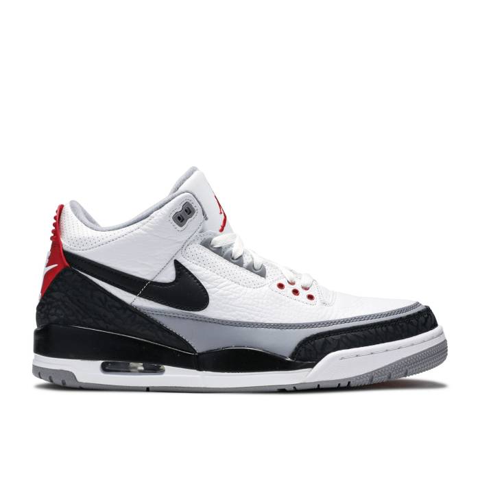 ナイキ エアジョーダン Air Jordan 【 Jordan 3 Retro Nrg \u0027Tinker\u0027 Men White/Fire Red-Cement Grey-Black 】 レトロ メンズ 白いこと 白いこと たき火