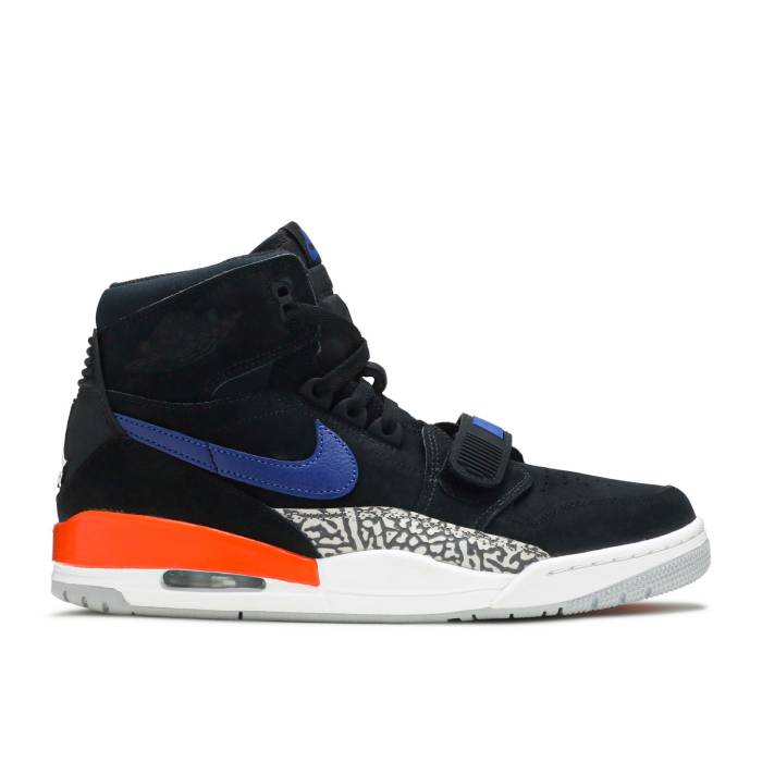 ナイキ エアジョーダン Air Jordan 【 Jordan Legacy 312 \u0027Knicks\u0027 Men Black/Rush Blue-Brilliant Orange 】 legacy レガシー メンズ 黒いこと 黒いこと rush 混雑時 orange 橙・オレンジ色