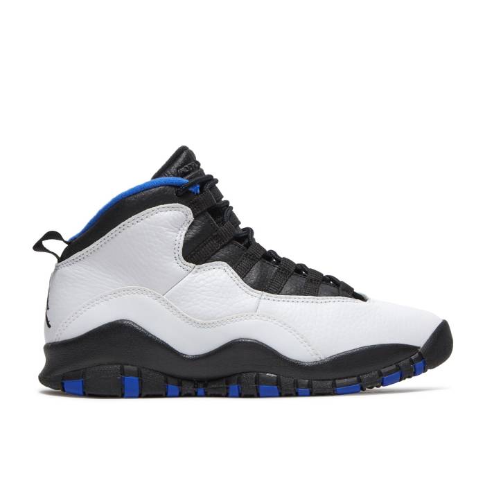 ナイキ エアジョーダン Air Jordan 【 Jordan 10 Retro Gs 'Orlando' Youth White/Black-Royal-Metallic Silver 】 レトロ ジュニア キッズ 白色 ホワイト Silver 銀色・シルバー|スニケス