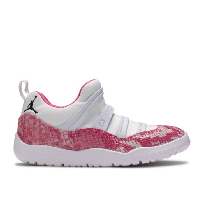 ナイキ エアジョーダン Air Jordan 【 Jordan 11 Retro Little Flex Ps \u0027Pink Snakeskin\u0027 Youth White/Black-Watermelon 】 レトロ 御坊っちゃん キッズ 白いこと 白いこと キッズ・ベビー・マタニティ-スニーカー