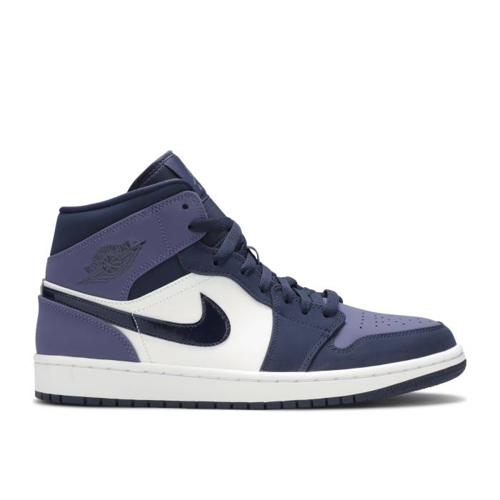 ナイキ エアジョーダン Air Jordan 【 Jordan 1 Mid anded Purple Men Obsidian/Sanded Purple-White 】 ミッド メンズ