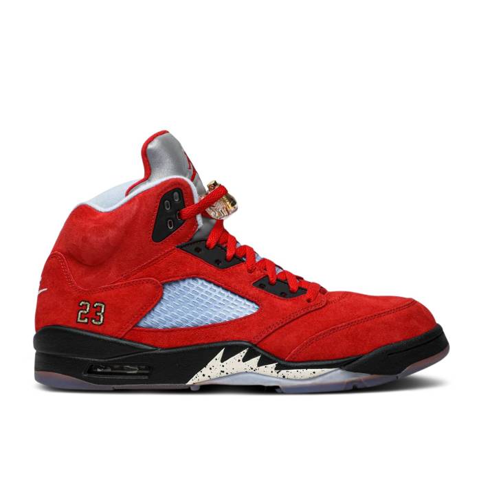 ナイキ　エアジョーダン Air Jordan 【 Trophy Room X Jordan 5 Retro 'Friends & Family' Men University Red/Ice Blue-Sail-University Red 】 レトロ メンズ Red 赤・レッド