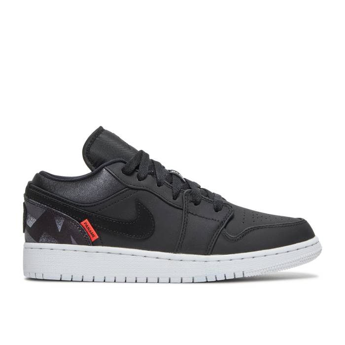 ナイキ エアジョーダン Air Jordan 【 Paris Saint-Germain X Jordan 1 Low Bg Youth Black/Infrared 23-White 】 御坊っちゃん キッズ 黒いこと 黒いこと