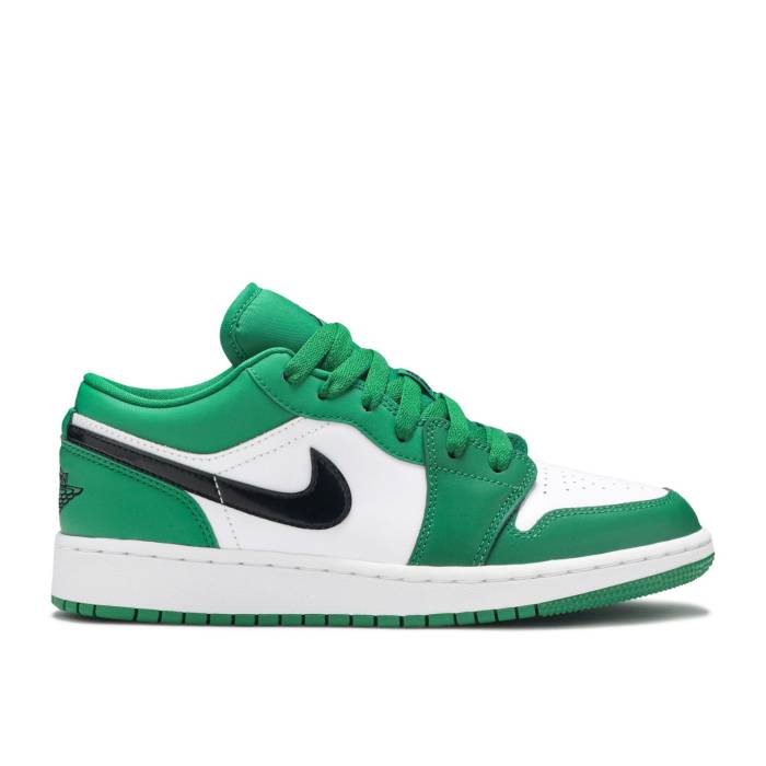 ナイキ エアジョーダン Air Jordan 【 Jordan 1 Low ガウス \u0027Pine Green\u0027 Youth Pine Green/Black/White 】 御坊っちゃん キッズ green 緑・緑であること 黒いこと 黒いこと 白いこと 白いこと