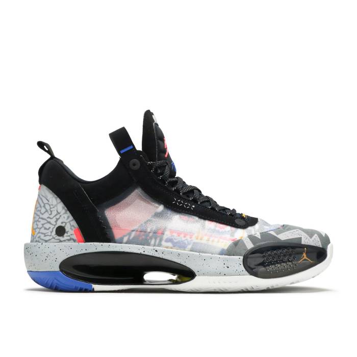 ナイキ エアジョーダン Air Jordan 【 Jordan 34 Low Heritage Men Black/Laser Orange/White 】 メンズ 黒色 ブラック Laser レーザー orange 橙・オレンジ 白色 ホワイト