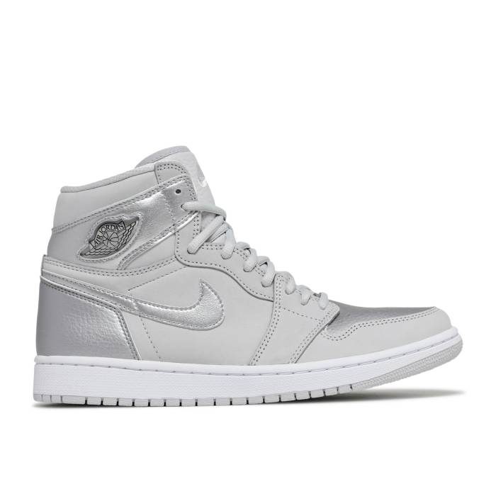 ナイキ エアジョーダン Air Jordan 【 Jordan 1 Retro High Og Co.jp \u0027Tokyo\u0027 Men Neutral Grey/White/Metallic Silver 】 レトロ ご機嫌 メンズ 薄墨色 薄墨色 白いこと 白いこと Silver しろがね色・しろがね色