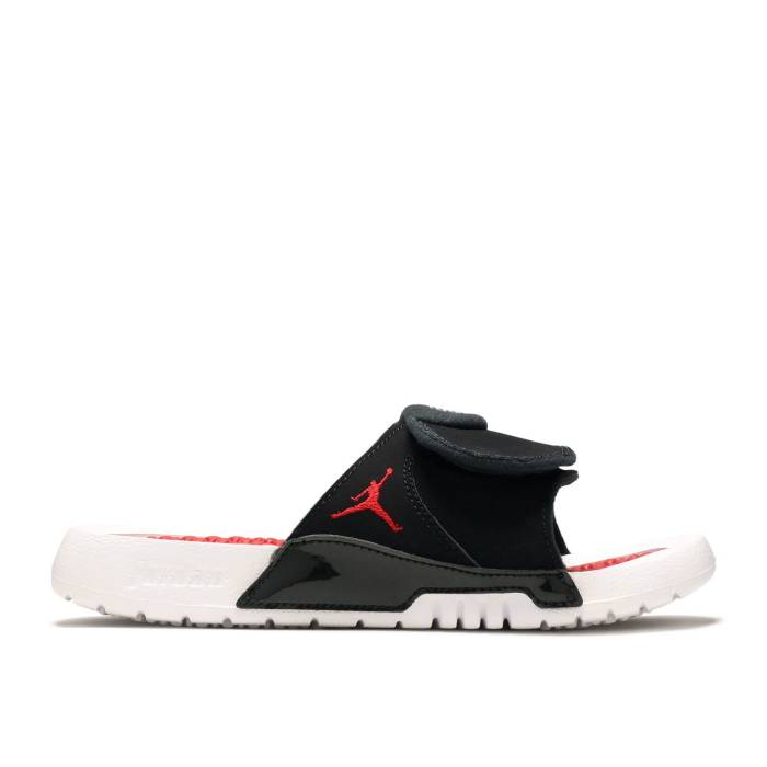 ナイキ　エアジョーダン Air Jordan 【 Jordan Hydro 11 Retro Slides Gs 'Bred' Youth Black/Varsity Red/White 】 Hydro ハイドロ レトロ ジュニア キッズ 黒色 ブラック Red 赤・レッド 白色 ホワイト