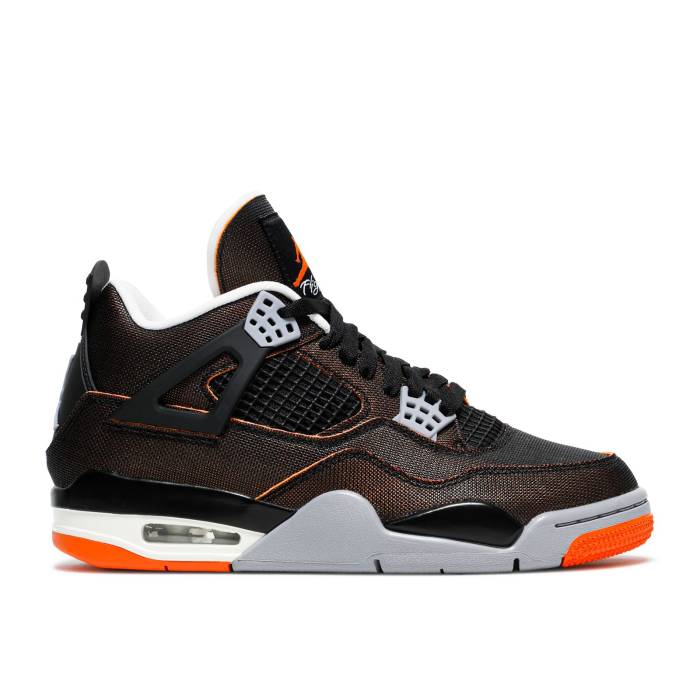 ナイキ エアジョーダン Air Jordan 【 Wmns Jordan 4 Retro \u0027Starfish\u0027 Women Sail/Black/Starfish/Light Smoke Grey 】 レトロ レディース 黒いこと 黒いこと 薄墨色 薄墨色