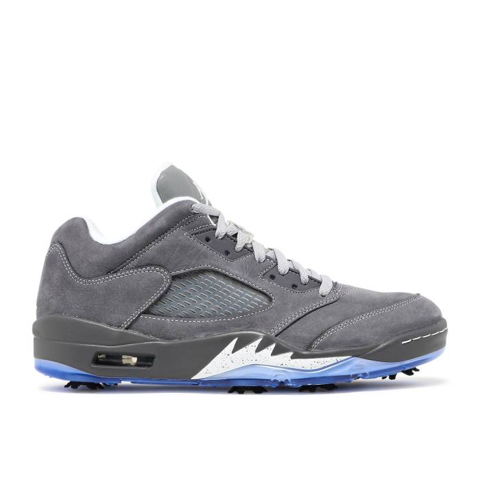 ナイキ エアジョーダン Air Jordan 【 Jordan 5 Low Golf \u0027Wolf Grey\u0027 Men Light Graphite/Wolf Grey/White 】 golf ゴルフ メンズ 薄墨色 薄墨色 白いこと 白いこと